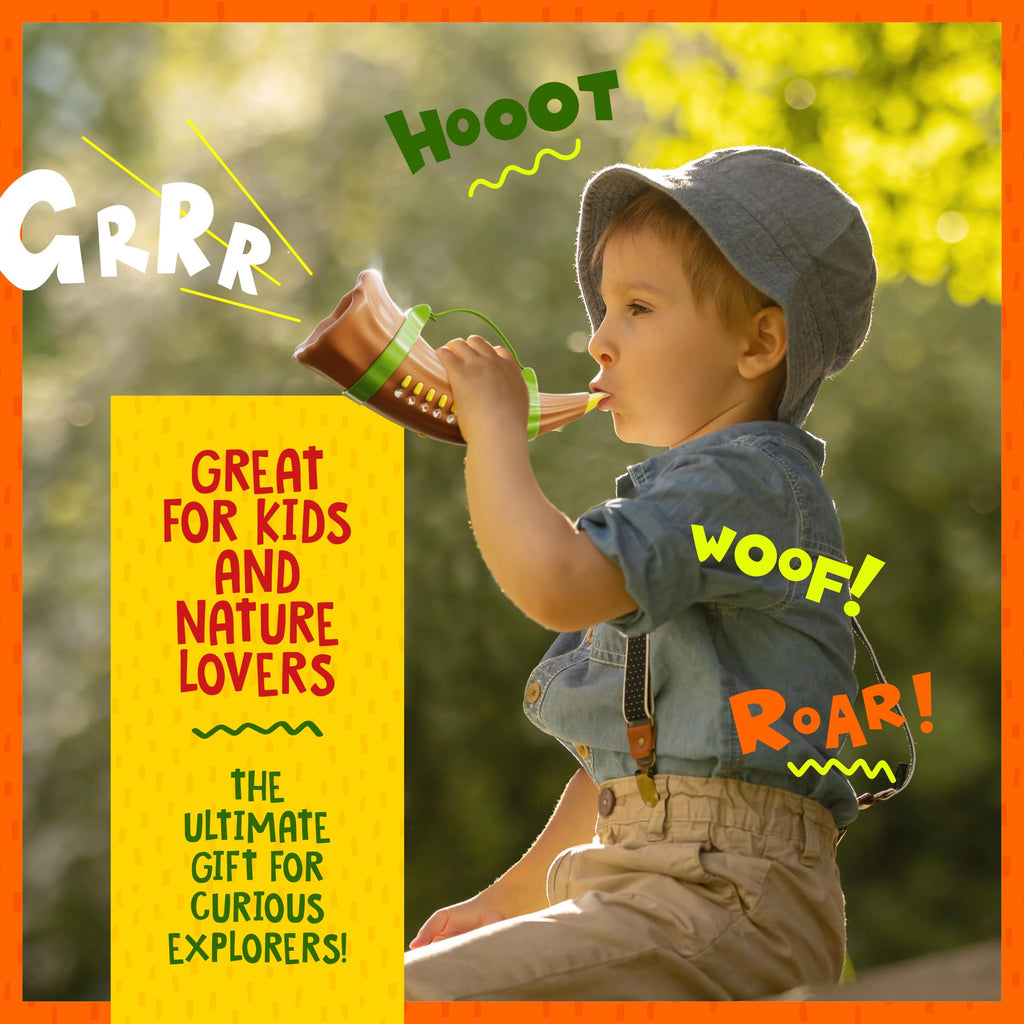 Mini Explorer Animal Caller for Kids Rechargeable - Kids Outdoor Toys Gifts - Outdoor Toys for Boys Ages 3 4 5 6 7 Years - Toy for 4 Year Old Boys - 3 Year Old Boy Gift 3-5, 4-6, 5-7 - Birthday Gifts