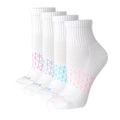 Hanes Women's Cushioned Ankle Socks, Absolute Active Ankle Socks for Women, Seamless Toe, 4-Prs
