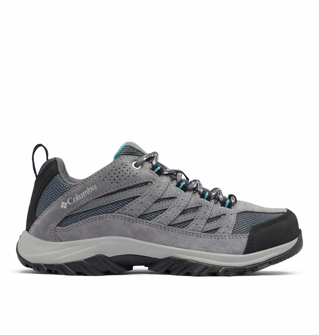 Columbia Womens Crestwood Hiking Shoe, Graphite/Pacific Rim, 9