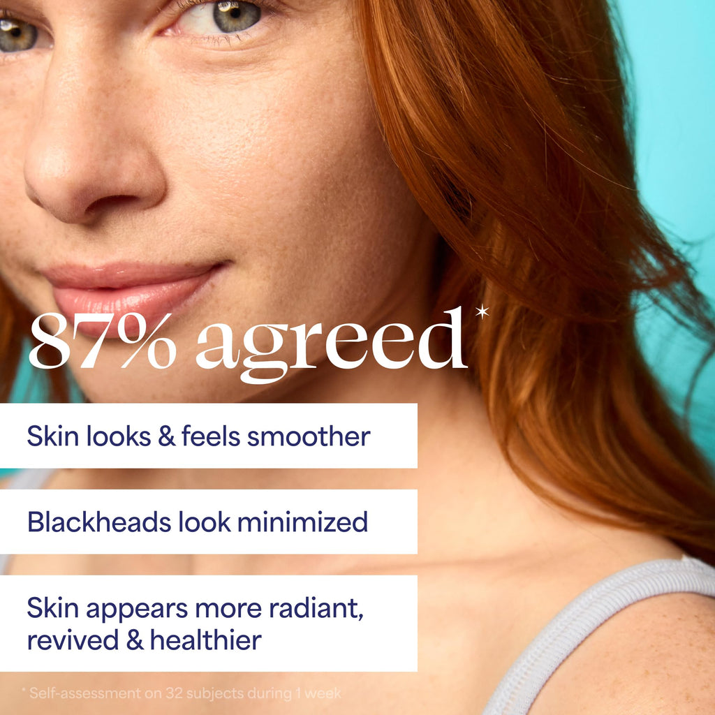 TULA Skin Care So Poreless Exfoliating Blackhead Scrub - Powerful and Gentle Exfoliation, Refreshing and Smoothing, Contains prebiotic Extracts, Volcanic Sand, Pink Salt, and Witch Hazel, 2.89 oz.