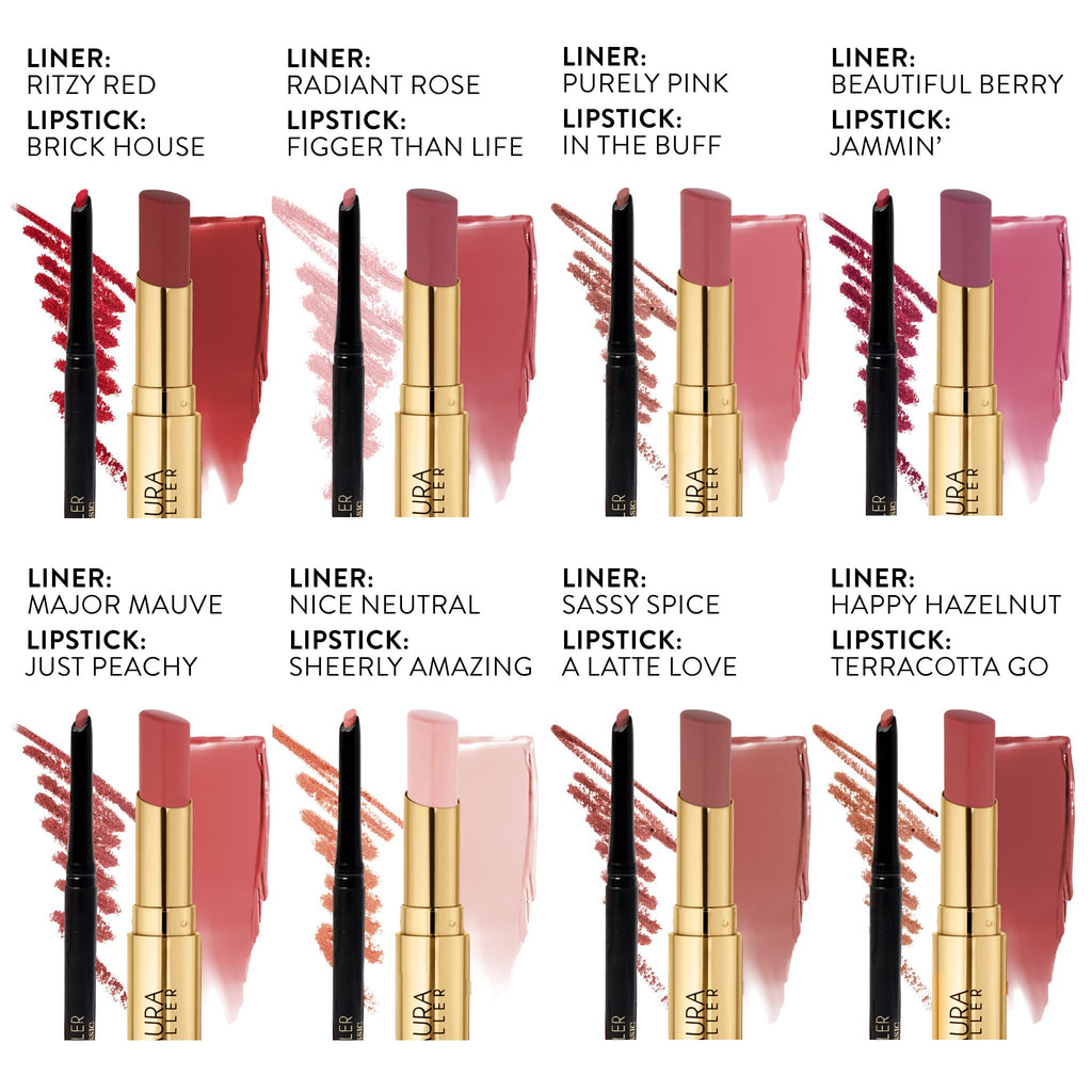 LAURA GELLER NEW YORK Jelly Balm Moisturizing Tinted Lip Balm - Brick House - Hydrating Vitamin E - Semi-Shine Finish
