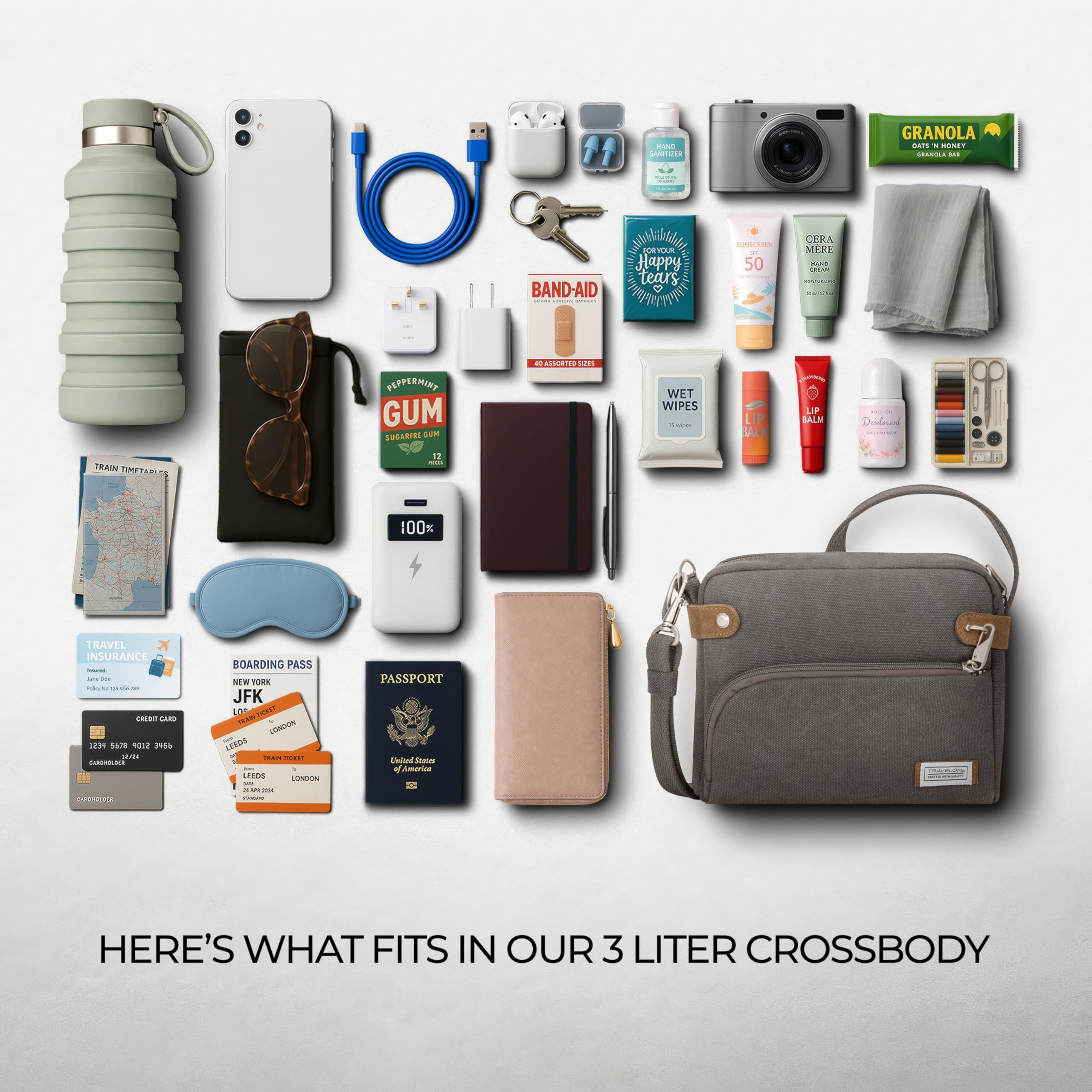 Travelon Anti-Theft Heritage Crossbody Bag