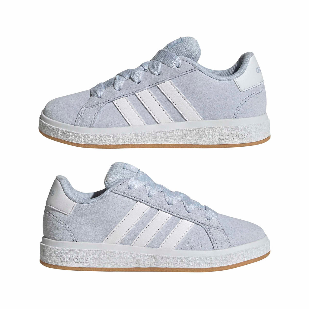 adidas Unisex-Kids Grand Court 00s, Crystal Sky/White/Gum, 2.5