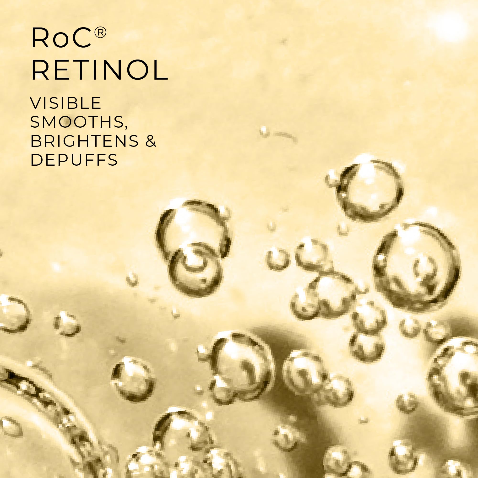 RoC Retinol Correxion Under Eye Cream for Dark Circles & Puffiness, Daily Wrinkle Cream, Anti Aging Skin Care Treatment Women and Men, 0.5 oz (Packaging May Vary)