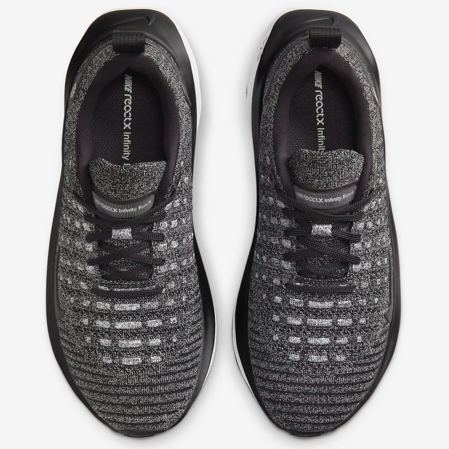 Nike InfinityRN 4 Women's Road Running Shoes (DR2670-003, Black/White/Black) Size 8