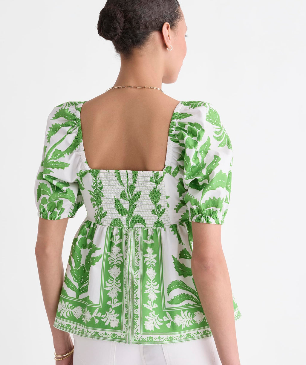 vineyard vines Sally Top, Pineapple Palm Print, XS