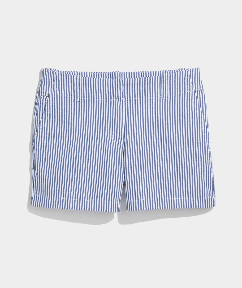 vineyard vines 3 1/2 Inch Herringbone Every Day Shorts, Moonshine Stripe, 4