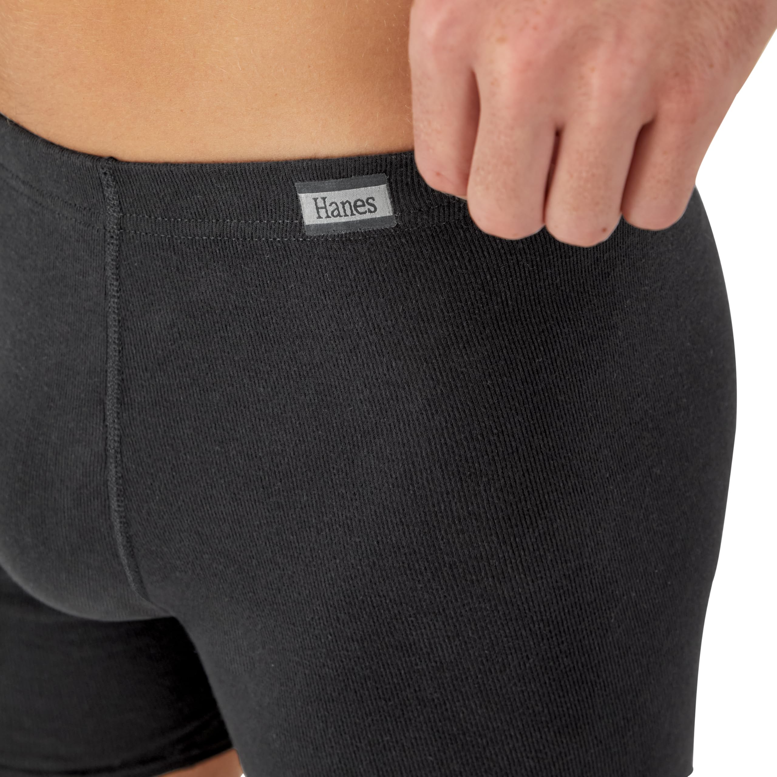 Hanes mens Tagless Comfortsoft Waistband - Multiple Packs Available Boxer Briefs, 6 Pack Assorted, Large US