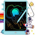 FLUESTON LCD Writing Tablet, Doodle Board Toys Gifts for 3-8 Year Old Girls Boys, 10 Inch Colorful Electronic Board Drawing Pad for Kids, Christmas Gifts for Toddler Educational Learning Travel, Blue