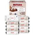 Huggies Skin Essentials Baby Wipes, Hypoallergenic, 99% Water, 10 Flip Top Packs (560 Wipes Total)