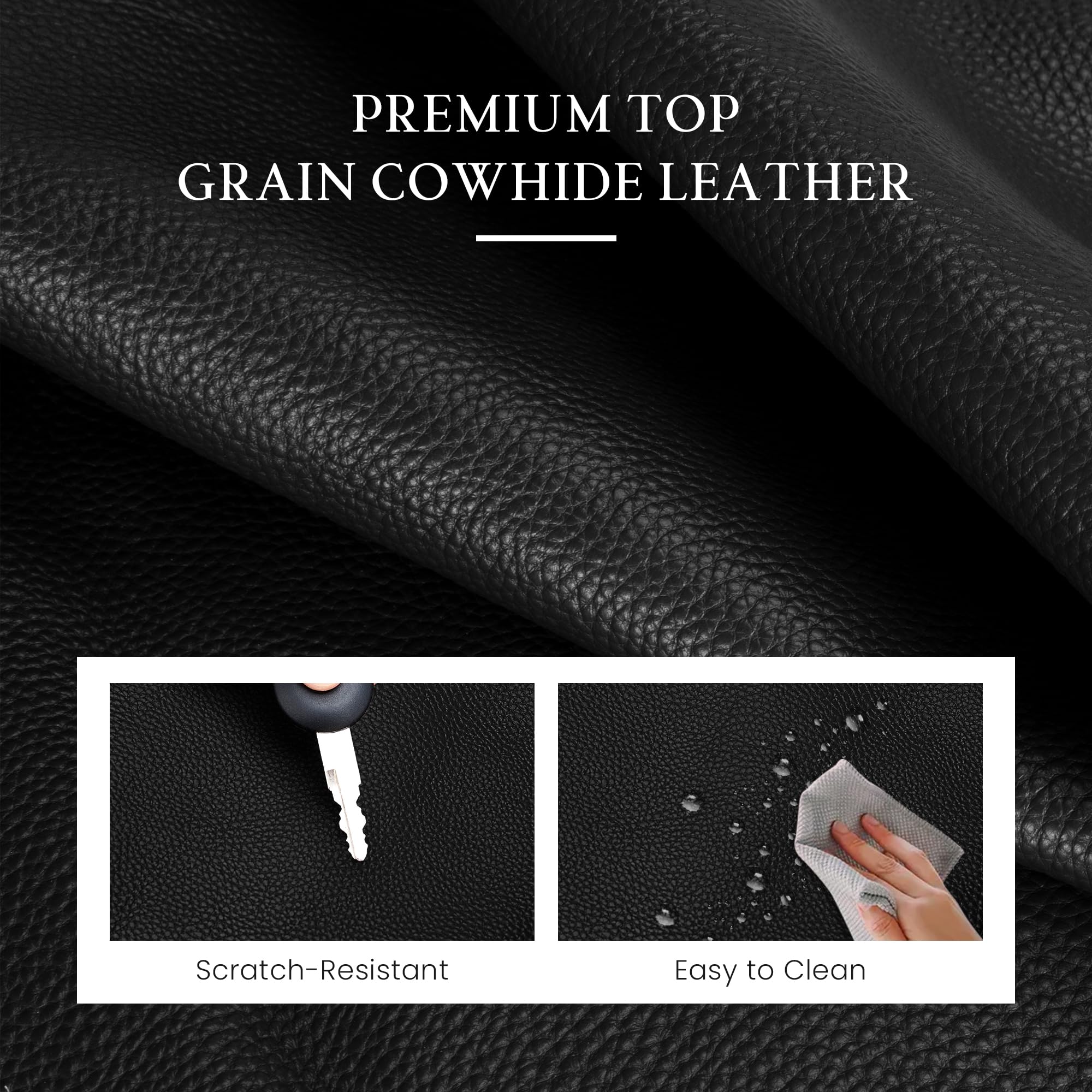 befen Anti Theft Genuine Leather Crossbody Bags for Women Black Shoulder Purses Designer Trendy Hobo Bag with RFID Blocking Soft Leather Purse Travel Womens Handbag Shoulder with 2 Detachable Straps