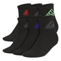 adidas Unisex Kids Quarter Ankle Socks for Boys and Girls Youth (6-Pack) Superlite Breathable and Lightweight