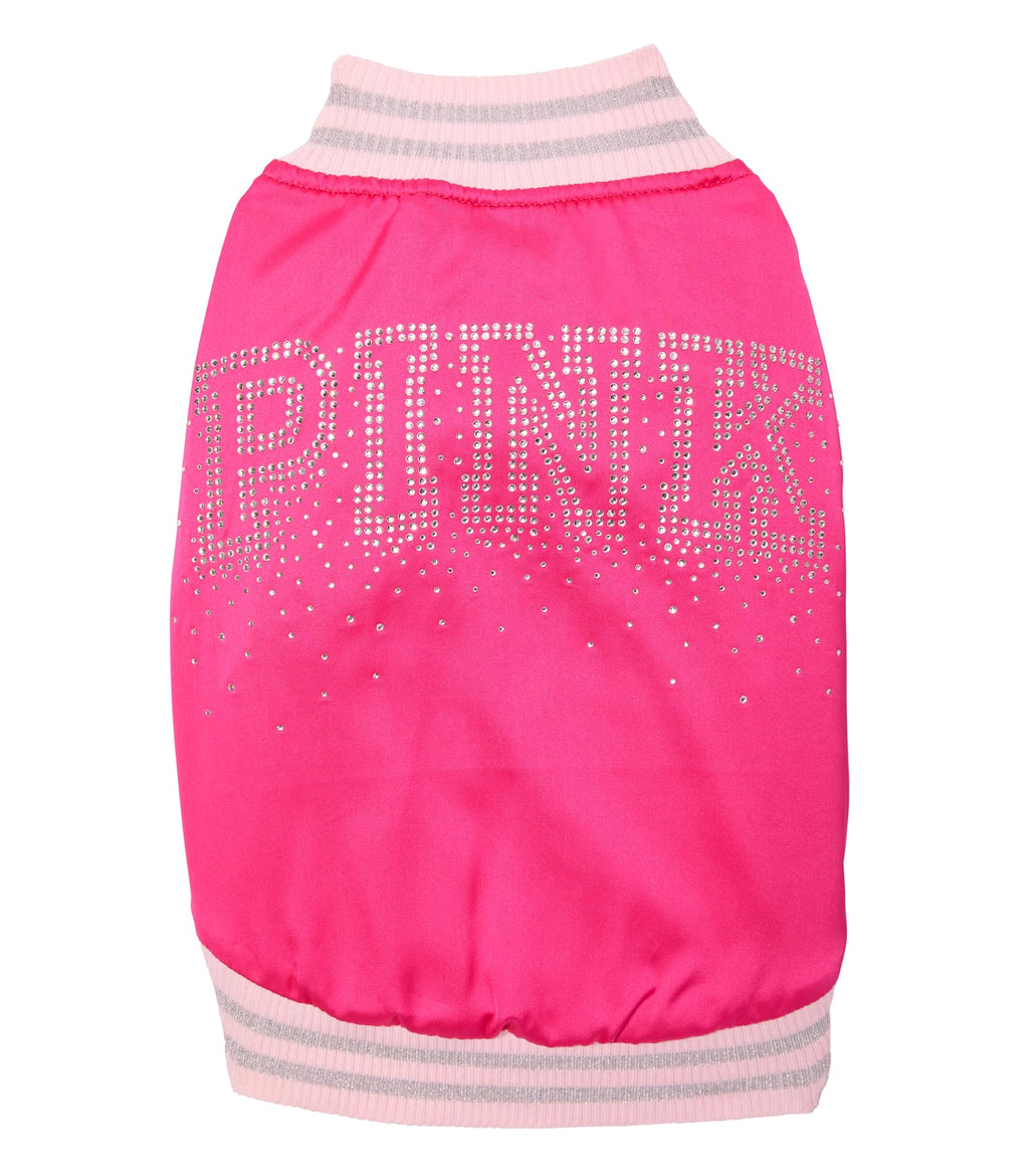 Victoria's Secret Pink | Elle Pet Varsity Jacket, Enchanted Pink, M