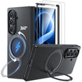 Hoerrye for Samsung Galaxy Z Fold 8 Ultra Case - Magnetic 360° Ring Stand