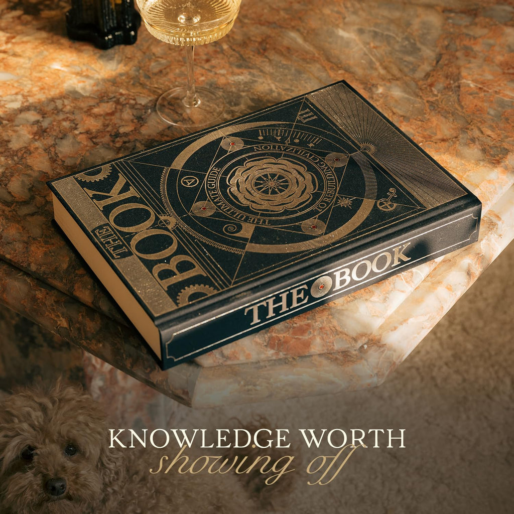 HUNGRY MINDS The Book in a Gift Box: Ultimate Guide for Rebuilding Civilization - Unique Artifact - Knowledge Encyclopedia with Over 400 Pages of Detailed & Catchy Illustrations