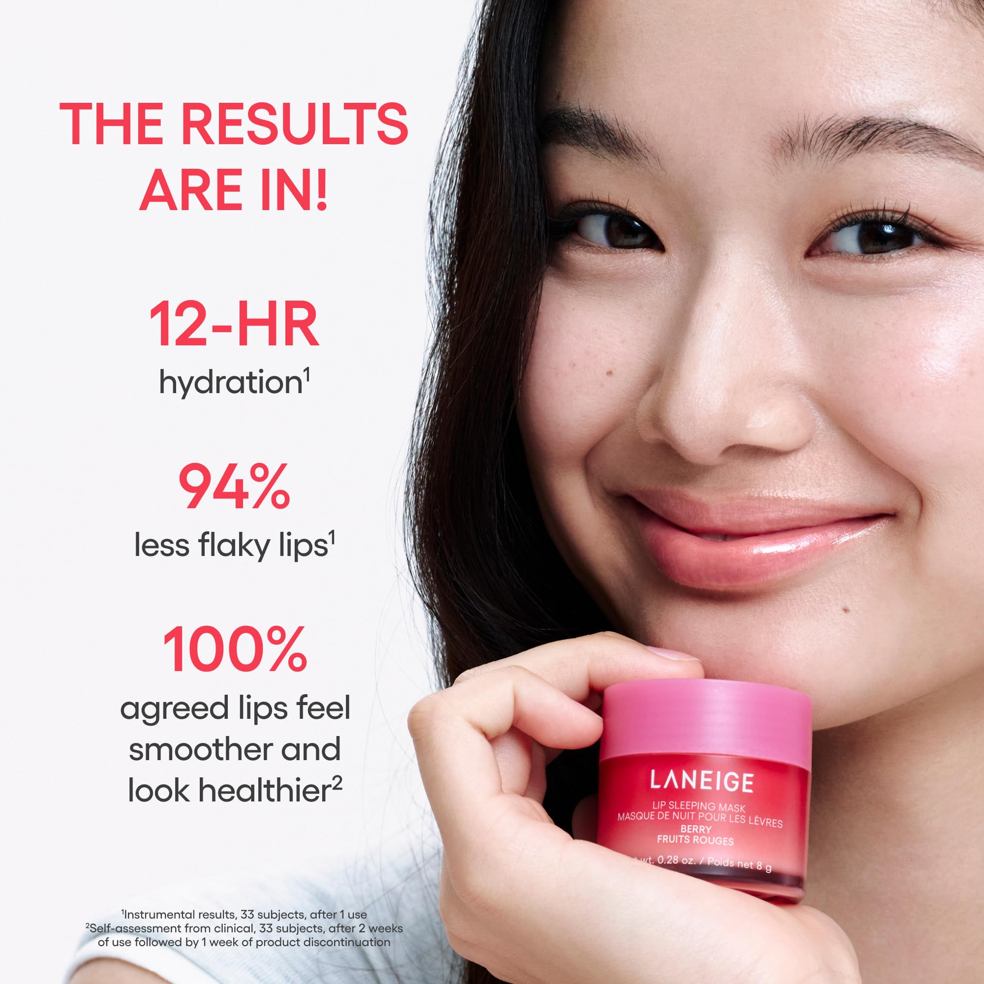 LANEIGE Lip Sleeping Mask: Hydrating & Nourishing Korean Overnight Lip Treatment Mask with Shea Butter, Vitamin C & Murumuru, Antioxidants For Flaky, Dry Lips | Korean Skin Care, Grapefruit