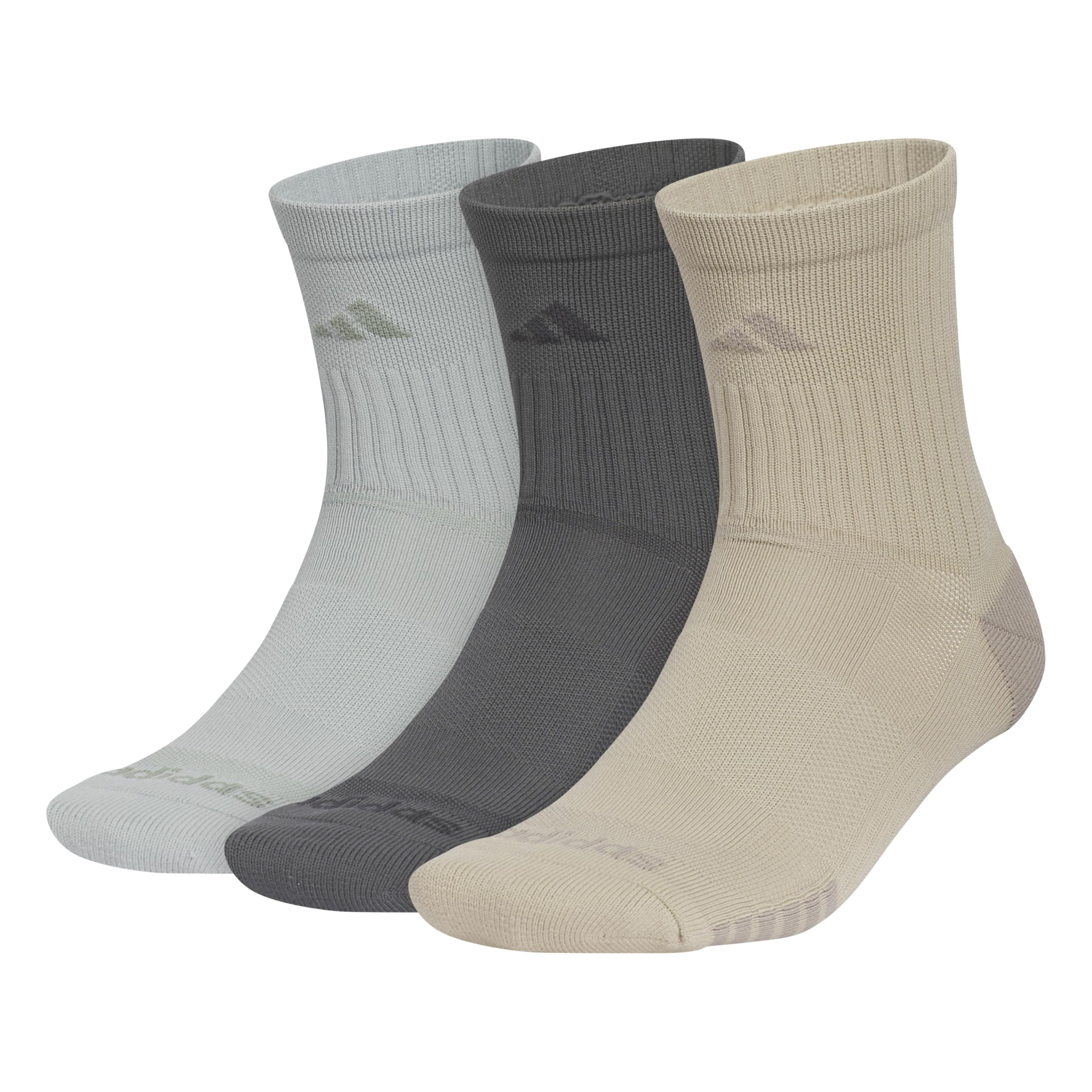 adidas Mens Tech High Quarter Socks (3 Pairs) Performance & Training