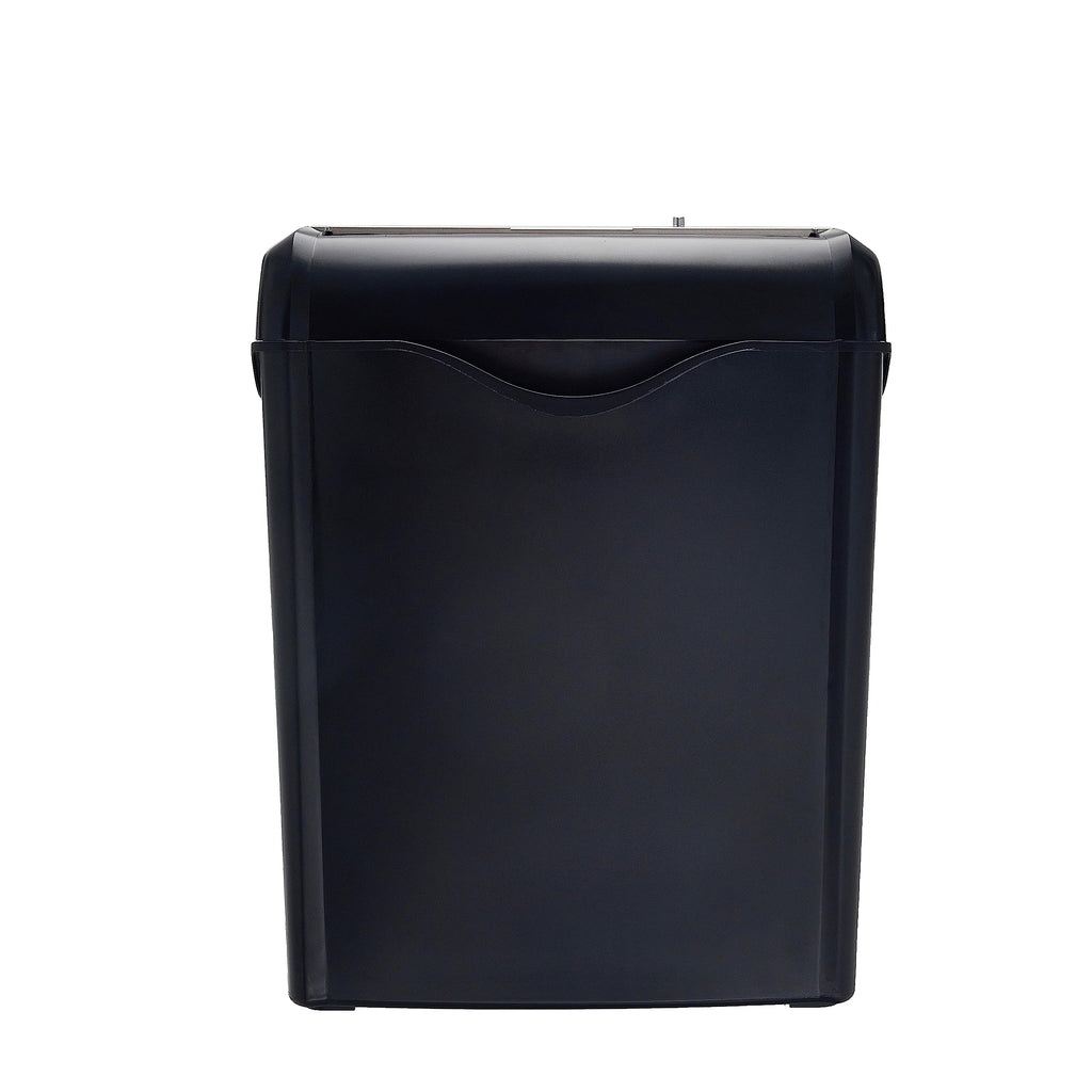 Amazon Basics 6-Sheet Cross-Cut Paper and Credit Card Shredder with 3.8 Gallon Bin, Shreds Staples, Black