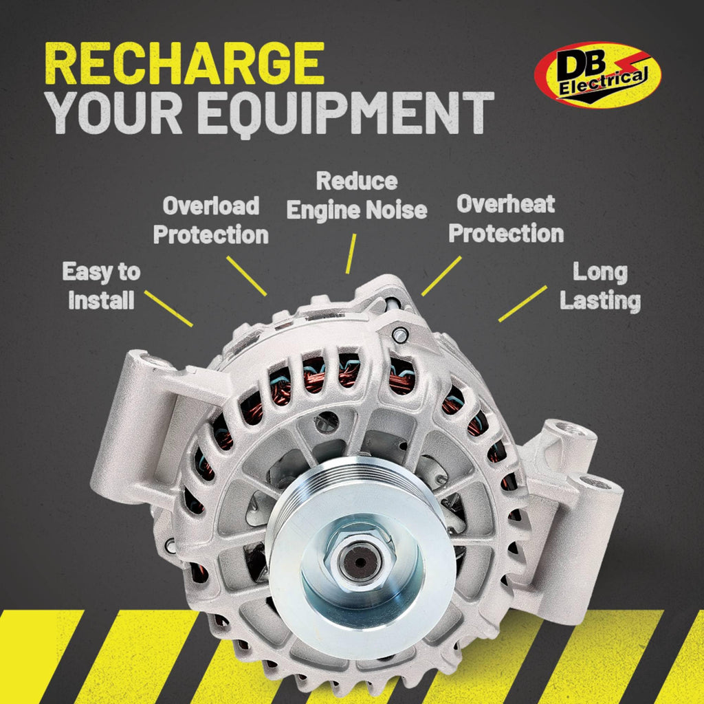 DB Electrical 400-14044 Alternator Compatible With/Replacement For Super Duty F250 F450 F550 7.3L (1999-2001), Excursion 7.3L (2000-2001), F150 F250 F350 F450 Pickup (1999-2001) Super D