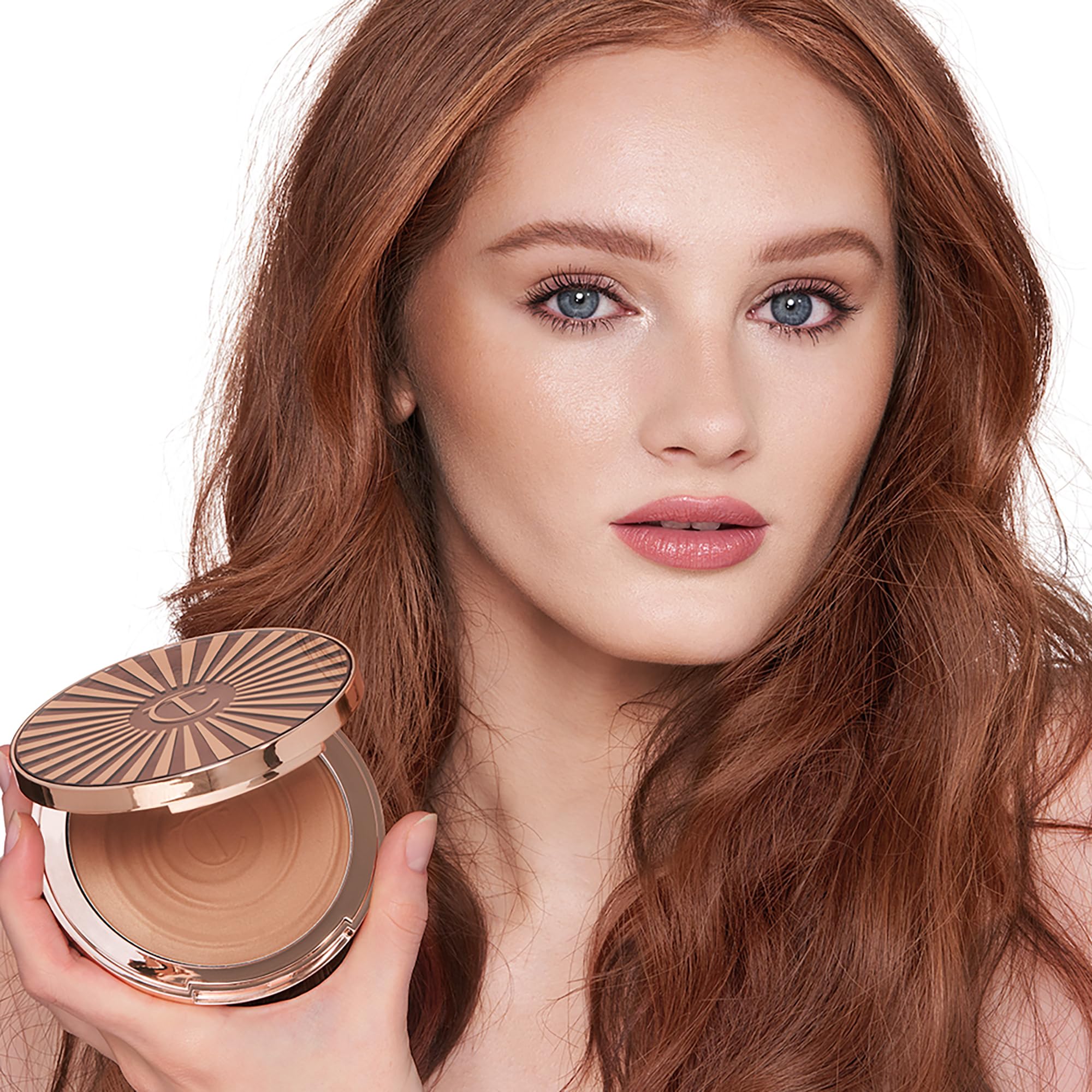 Charlotte Tilbury Beautiful Skin Face Makeup & Body Cream Bronzer - Hydrating Hyaluronic Acid & Pro Vitamin D3 to Blur for a Sun-Kissed Glow - Up to 16Hr Wear, Sweat & Humidity Proof - 1 Fair