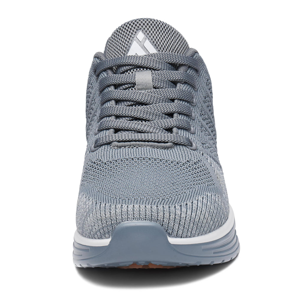 Mishansha Running Shoes for Men Sneakers Air Cushion Walking Shoes Comfortable Tennis Shoes Breathable Trail Running Shoes Grey US 7.5