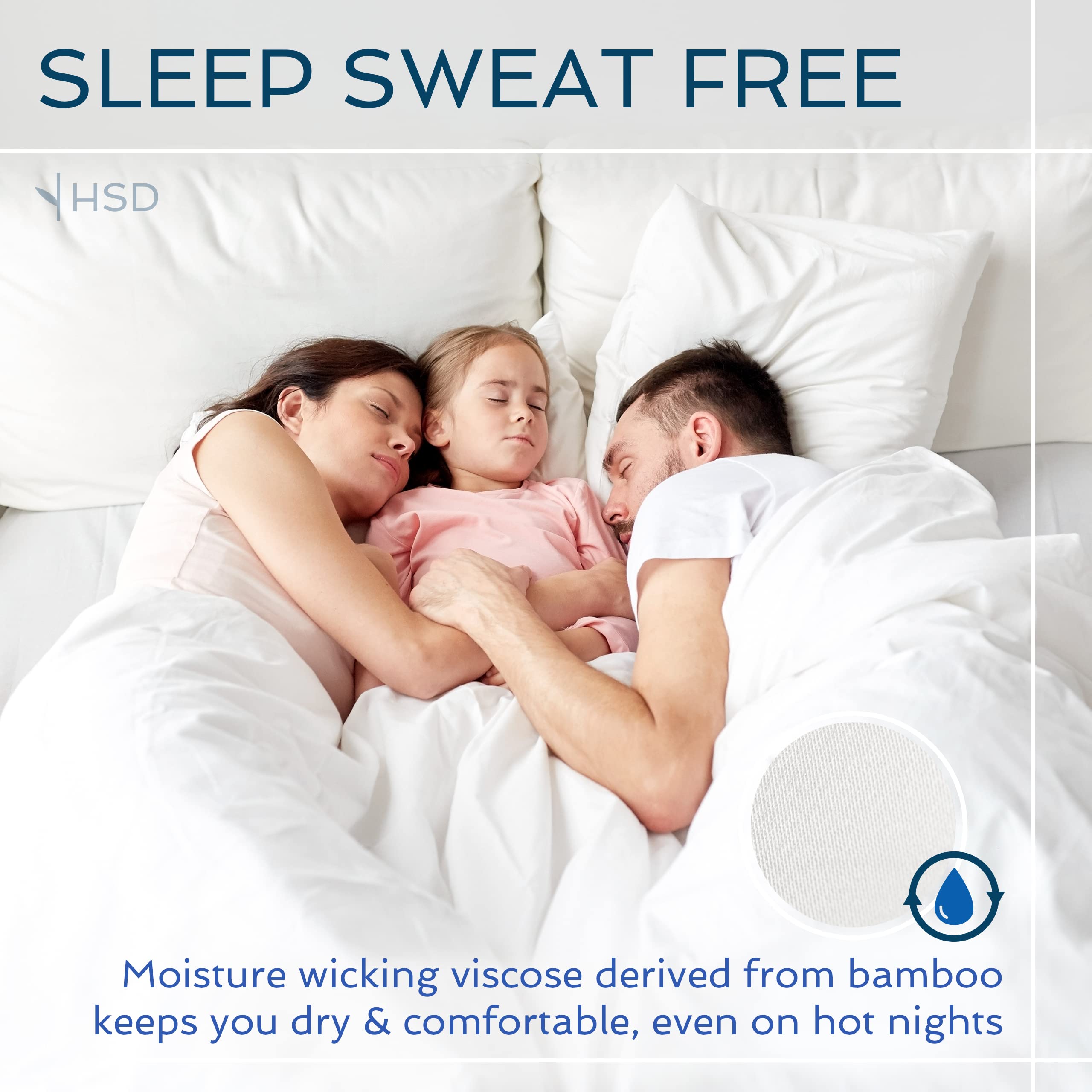 Hotel Sheets Direct 4 Piece Bed Sheet Set King Size, 100% Viscose Derived from Bamboo Sheets Set with 2 Pillowcases, Cooling & Breathable Luxury Bedding, Moisture-Wicking & Silky Soft Texture, Sand