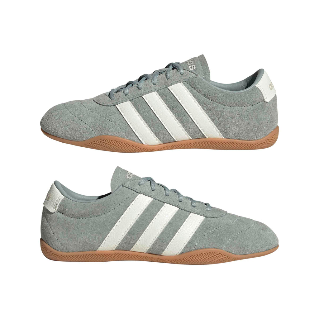 adidas Women's Grand Court Low, Wonder Sage/Off White/Zero Metallic, 7