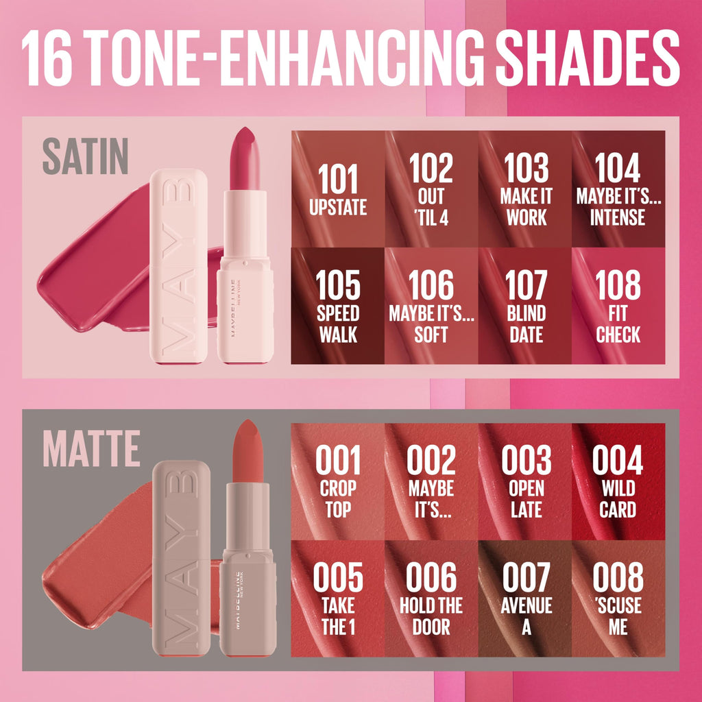 MAYBELLINE Serum Lipstick, Hydrating Lip Makeup with 8HRs of Lip Plumping Moisture with Hyaluronic Acid + Oil Blend, Hold The Door (Midtone Mauve Matte)