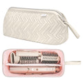 Leudes Hair Tools Travel Bag for Shark Flexstyle Carrying Case Portable Shark Hair Air Wrap Dryer Case Waterproof Dustproof Flat Curling Iron Travel Organizer (Beige)