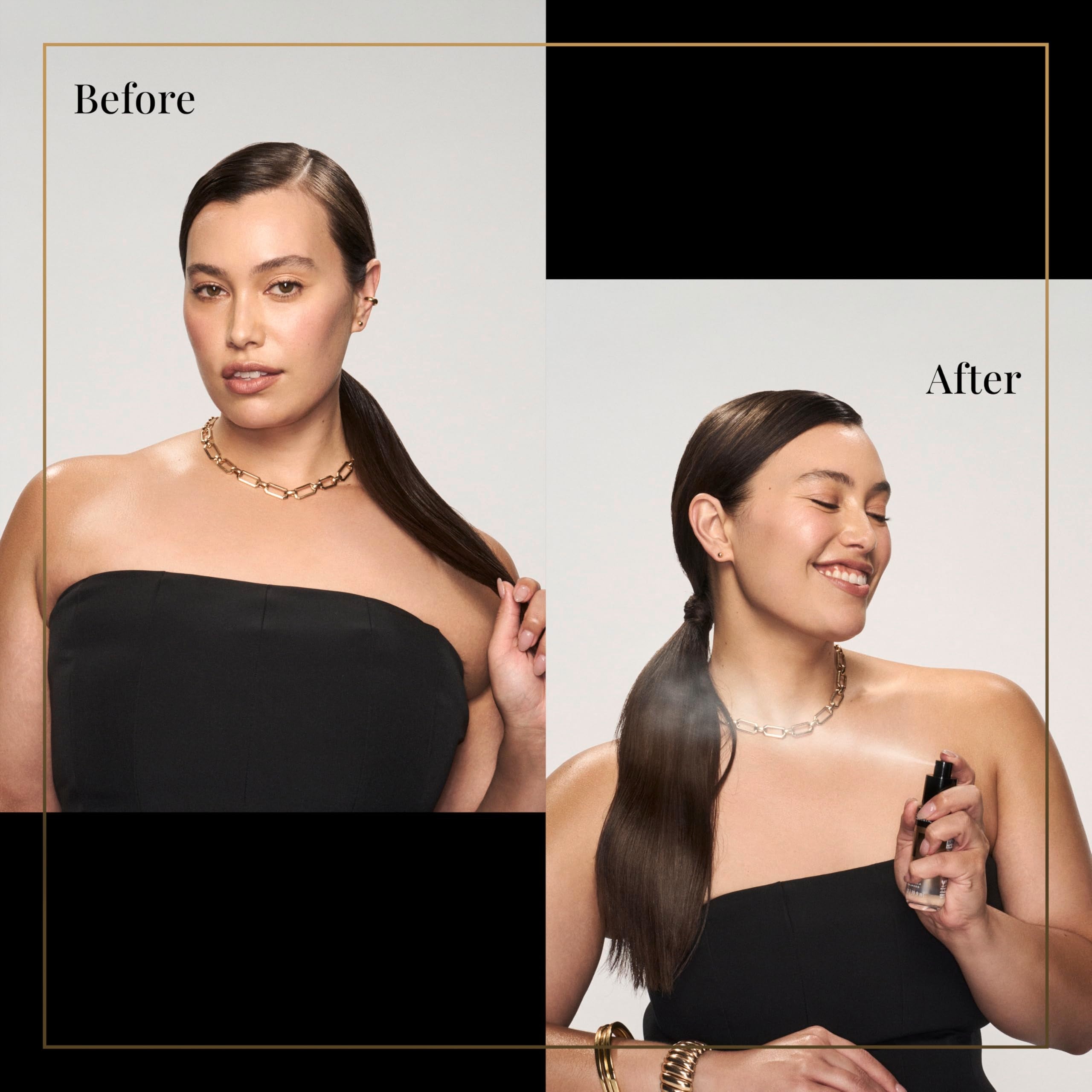 TRESemmé A-List Collection Signature Hair Fragrance 1 ct Golden Vanilla + Sandalwood Formulated Without Phthalates, Parabens + Synthetic Dyes, Developed & Safe for All Hair Types, 1.35 FL OZ