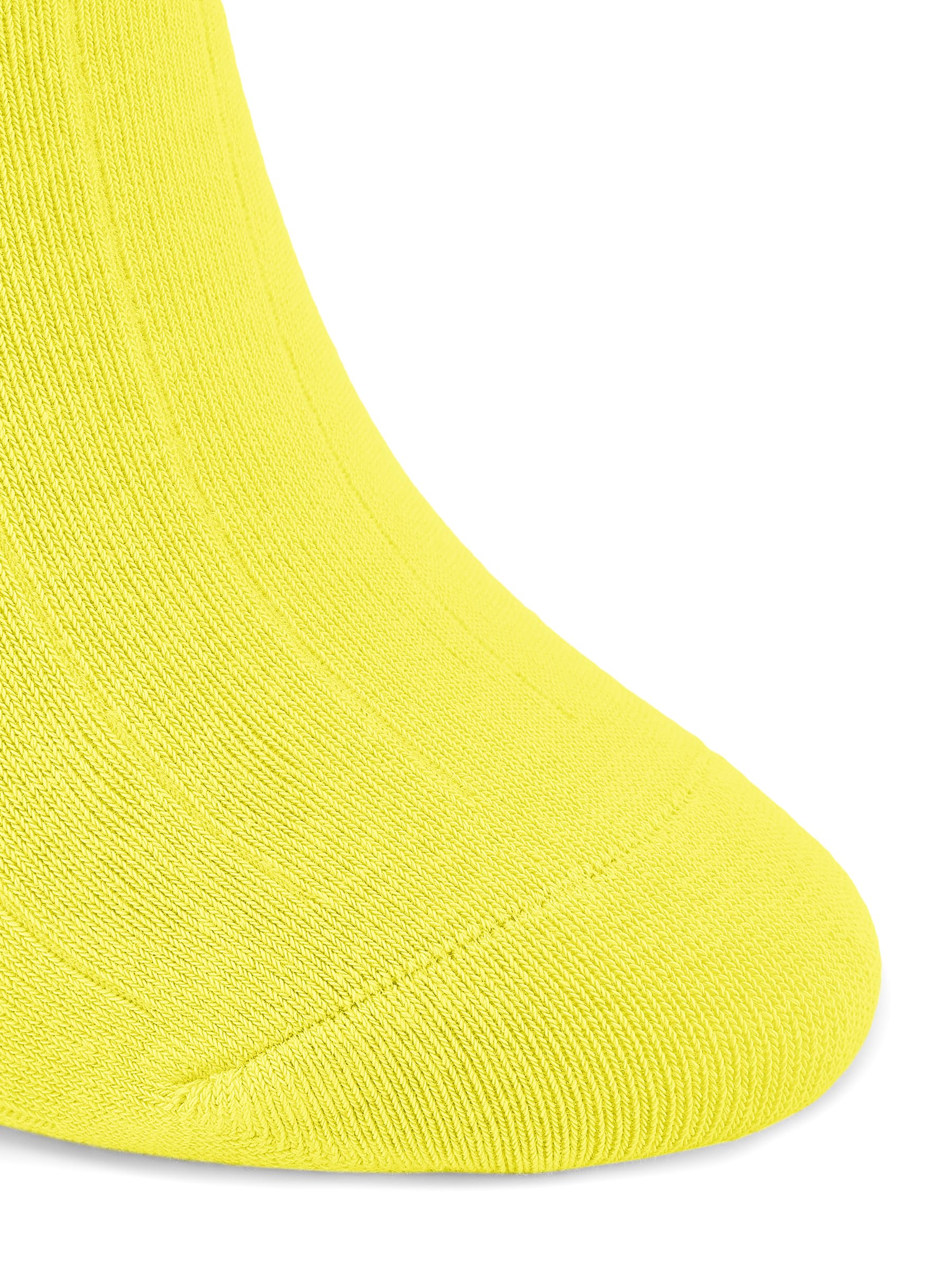 Forony Mens Dress Socks Size 9-11 9-12 8-13 Yellow Cotton Anti Odor Size 8-13 for Suit Business 3 Pack Formal