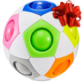 CUBIDI® Original Rainbow Puzzle Ball I Brain Teasers for Kids Ages 6-10 I for Boys and Girls 6+ Years, Cool Travel Toy for Children, Fidget Ball, 3D Puzzle Toy