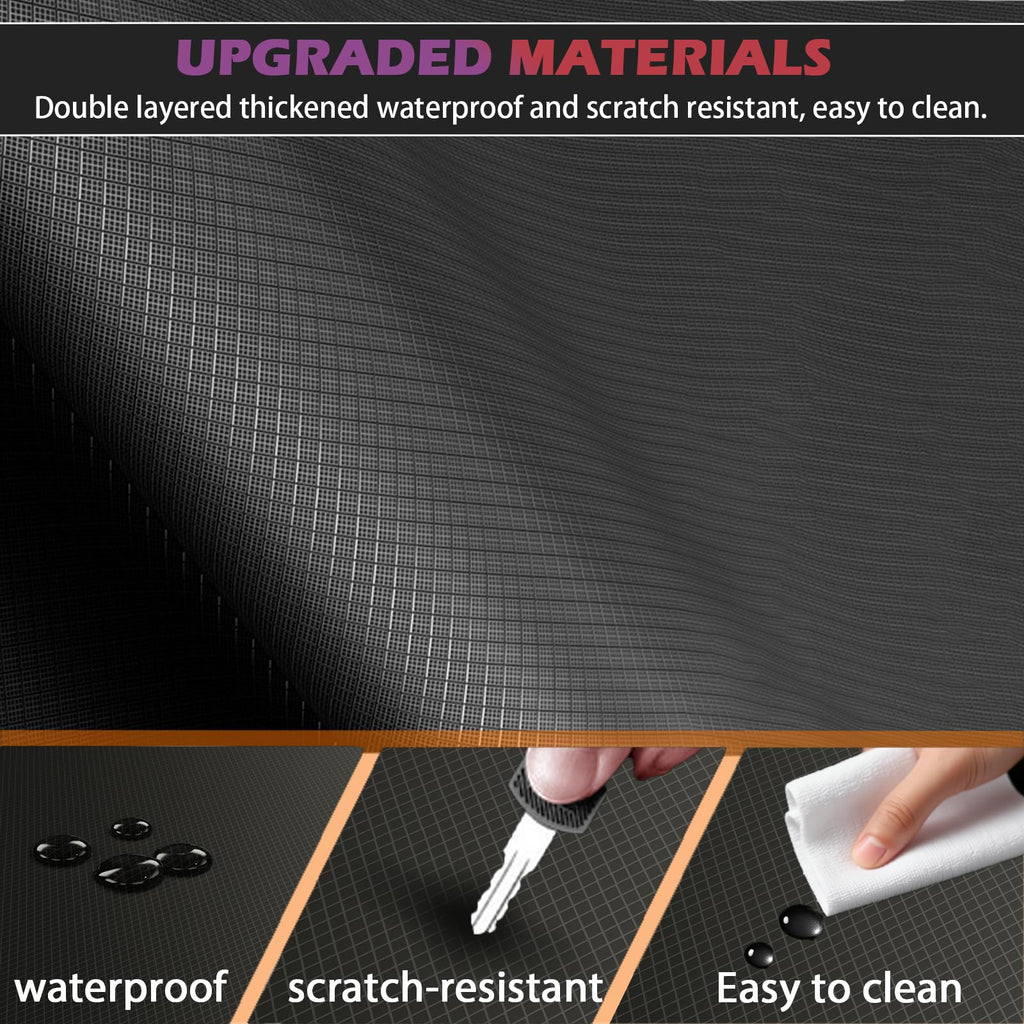 Car Windshield Cover for Ice and Snow - Universal Windshield Snow Cover with Side Window and Rearview Mirror Protector, Durable Magnetic Winter Frost Hail Guard, Suitable for Most Cars,SUV,Truck