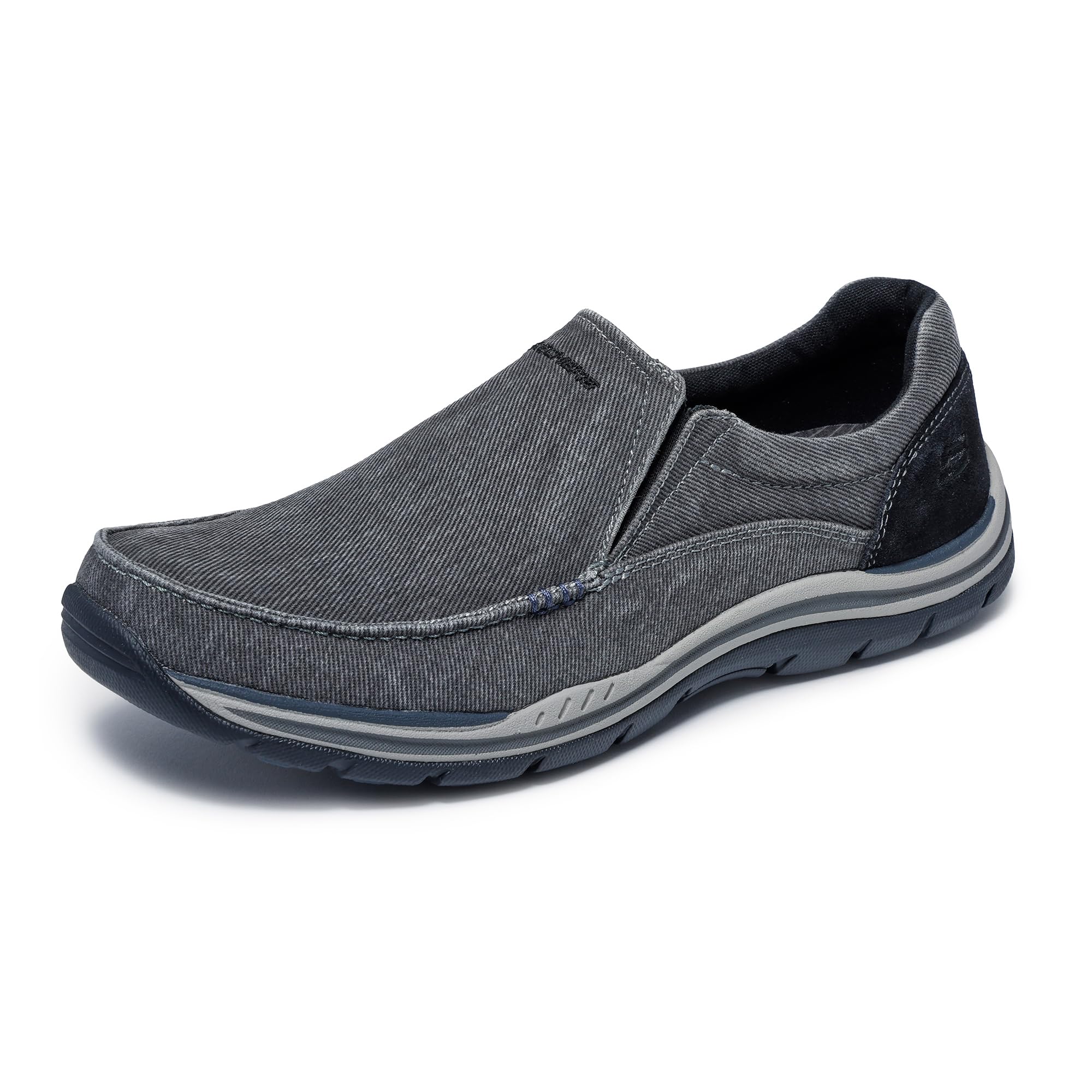 Skechers Men's Expected Avillo Relaxed-Fit Slip-On Loafer,Black,14 EW US