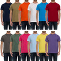 BILLIONHATS 12 Pack of Wholesale Bulk Men's Cotton T-Shirt Tees, Big & Tall Plus Size Short Sleeve Lightweight T-Shirts, Size 4X-Large