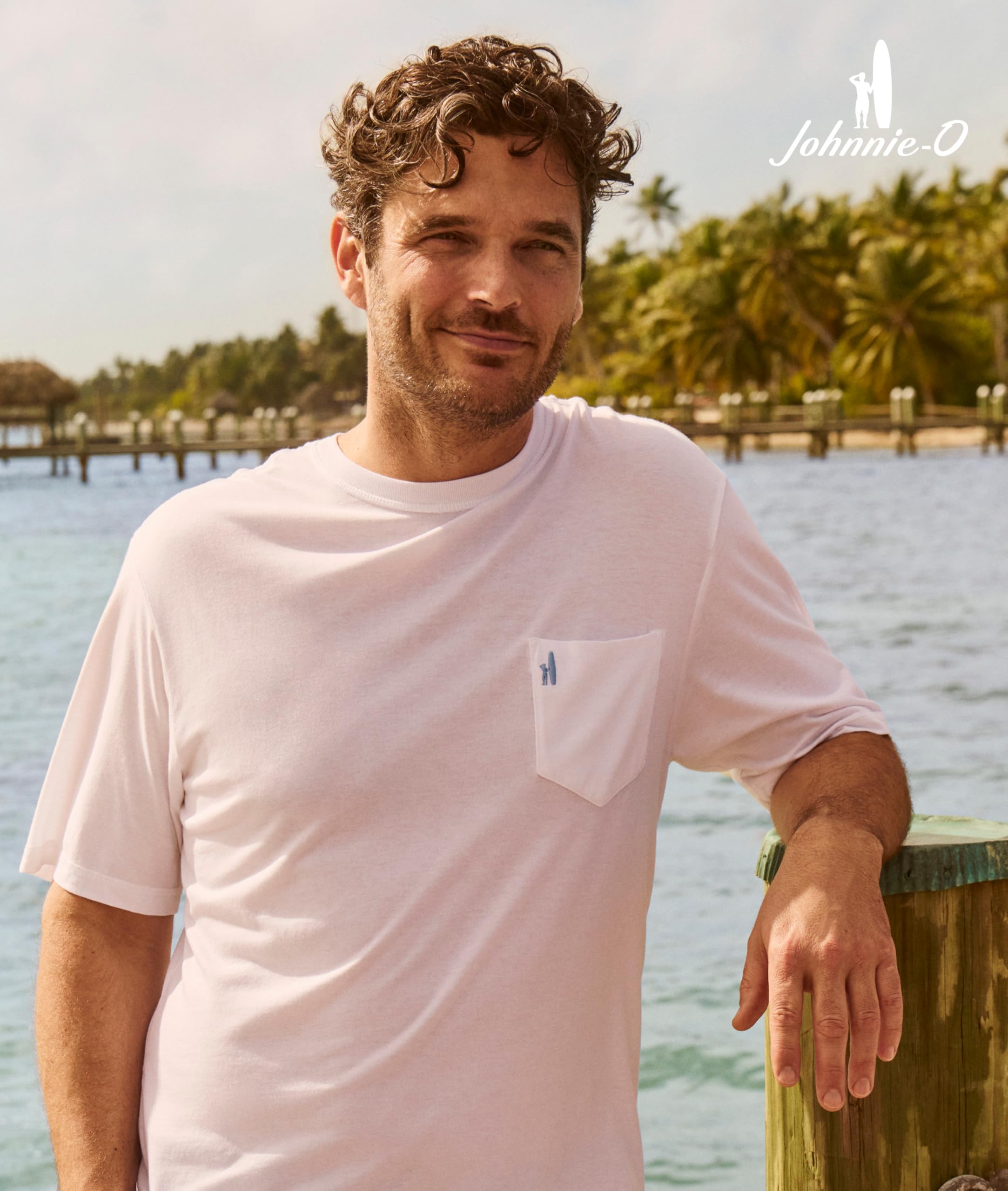 johnnie-O Dale Pocket T-Shirt Fiesta/S