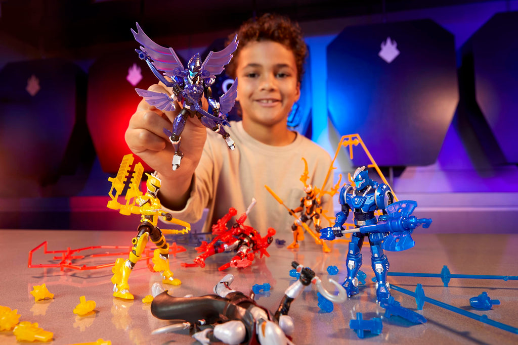 Armorsaurs Pteranodon Pilot (Joon Park) Action Figure Toy, 3.75-Inch Poseable Figure with Interchangeable Armor Pieces and Transforming Weapon, Kids, Boy, Girls, Ages 6+