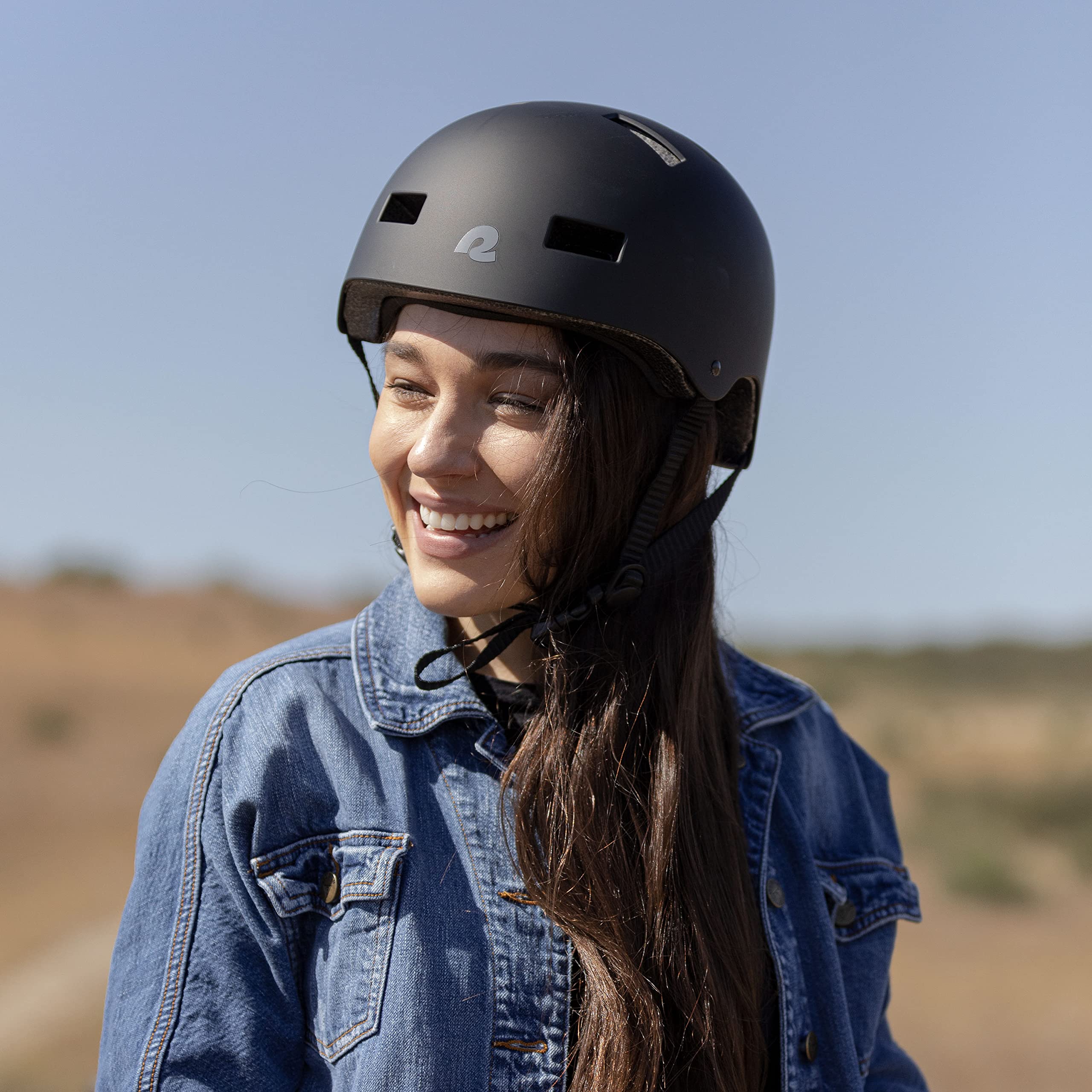 Retrospec Dakota Bicycle / Skateboard Helmet for Adults - Commuter, Bike, Skate, Scooter, Longboard & Incline Skating - Highly Protective & Premium Ventilation- Large- Matte Black
