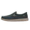 HEYDUDE Men's Mikka Braided Deep Blue Size 11| Loafers | Men's Slip On Shoes | Comfortable & Light-Weight