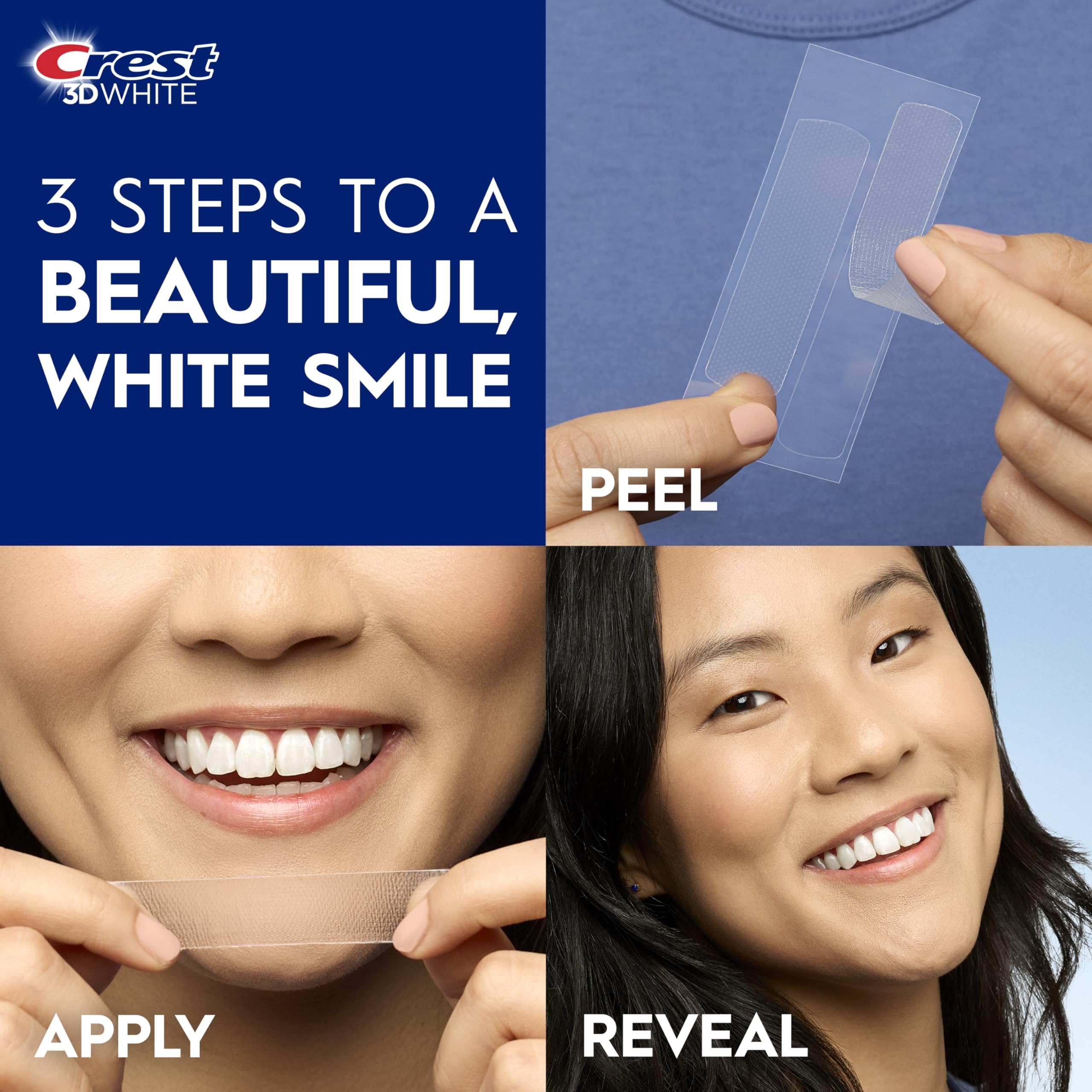 Crest 3D Whitestrips Professional Effects – Teeth Whitening Kit, 22 Treatments (20 + 2 Bonus), Each with 1 Upper/1Lower, 44 Strips – Crest 3DWhite Teeth Whitening Strips