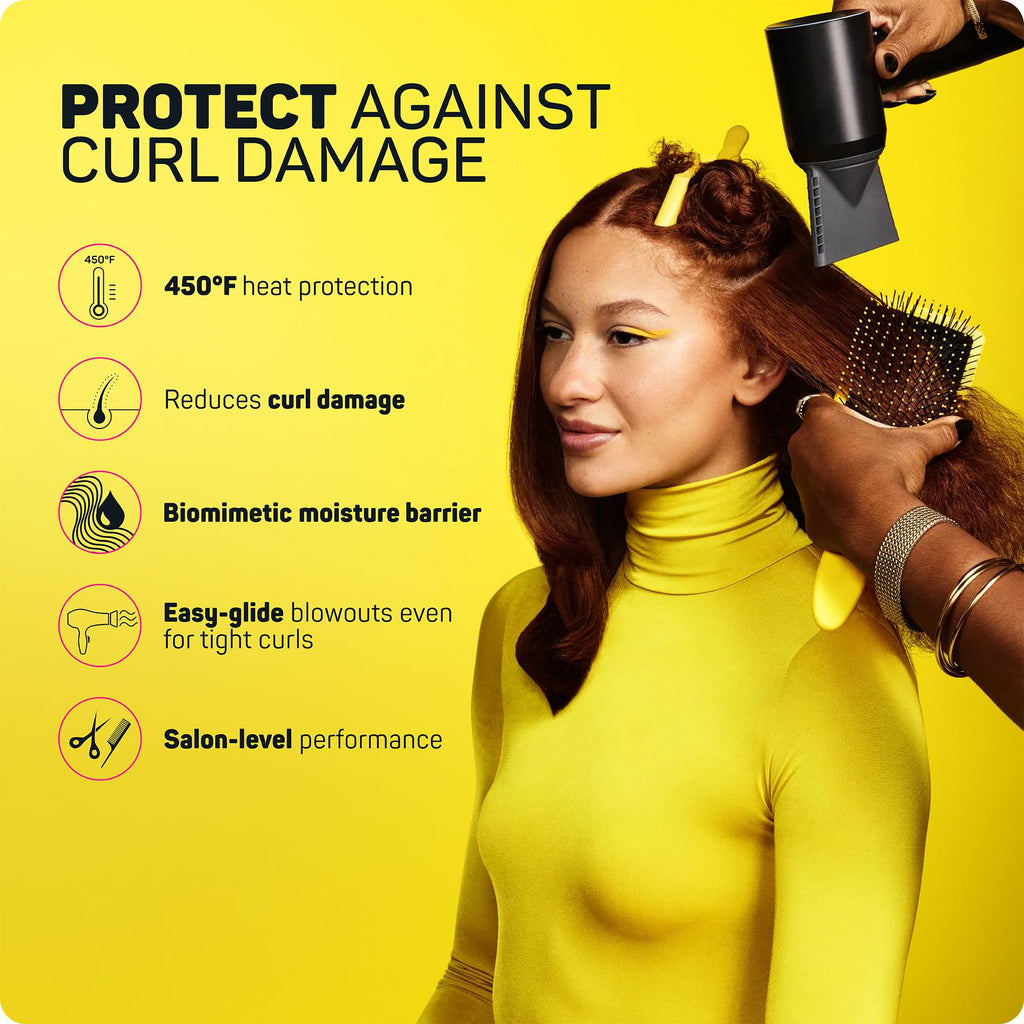 Marc Anthony Strictly Curls Ultimate Blowout Hair Spray for Curly & Coily Hair - Lightweight Anti-Frizz Heat Protectant Blowout Spray Smooths Hair & Adds Natural Shine