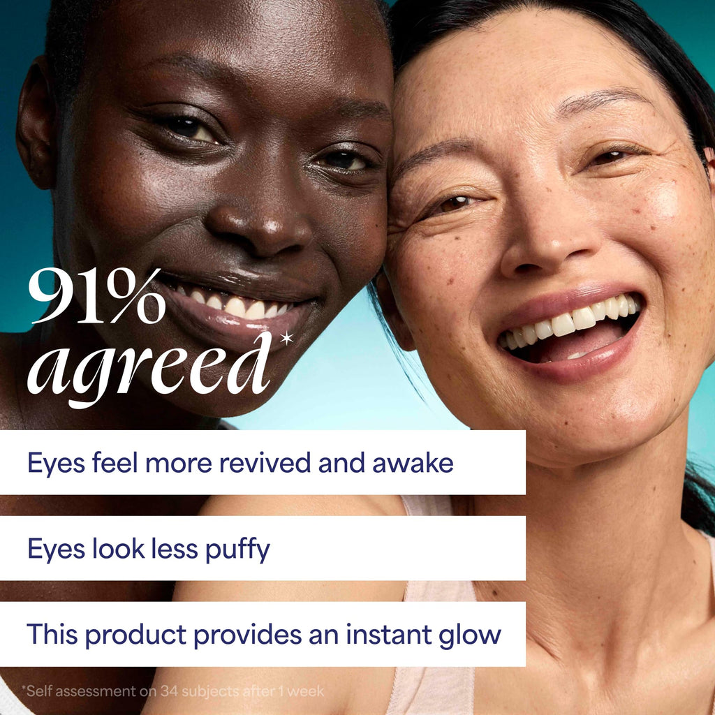 TULA Skin Care Spresso Energizing Eye Balm, Americano - Energizing & Hydrating Caffeine Under Eye Treatment for Dark Circles, Portable and Perfect to Use On-the-go, 0.35 oz.