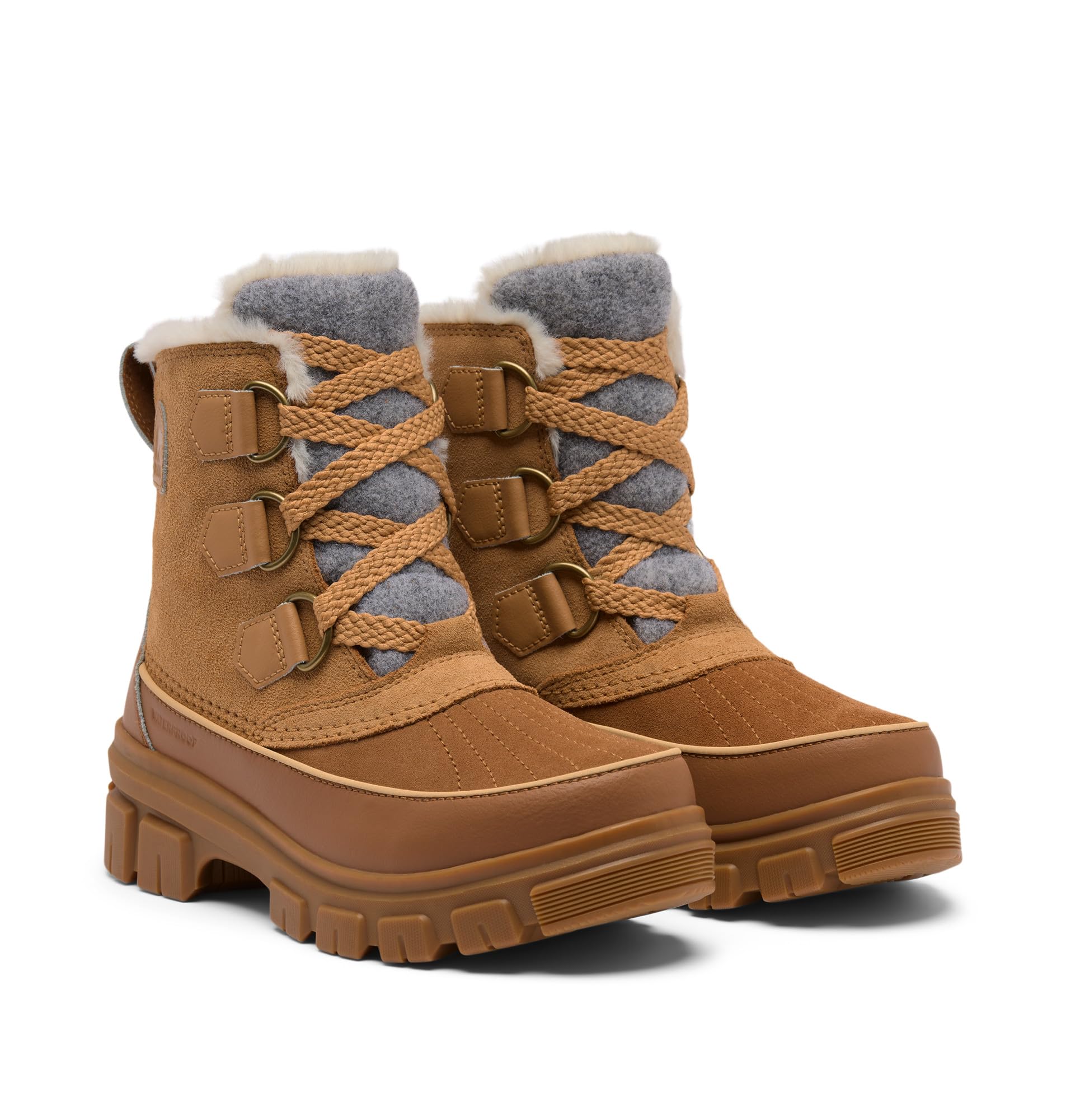 Sorel Women's Tivoli V Waterproof Winter Boot, Tawny Buff/Velvet Tan, 9