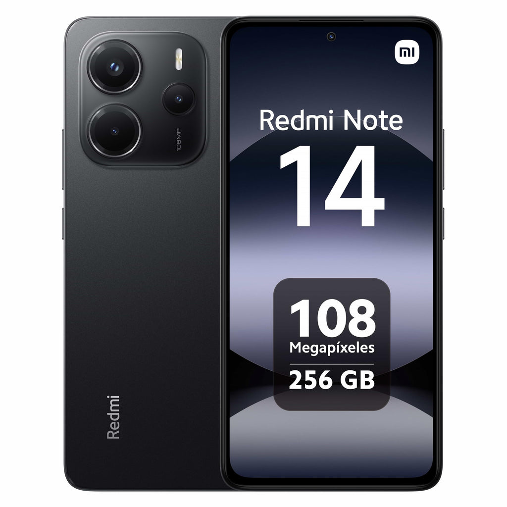 Xiaomi Redmi Note 14 4G LTE (for Tmobile Mint Tello Global) (256GB + 8GB) 6.67" 120Hz 108MP AI Camera Global Version Dual Sim (Midnight Black)