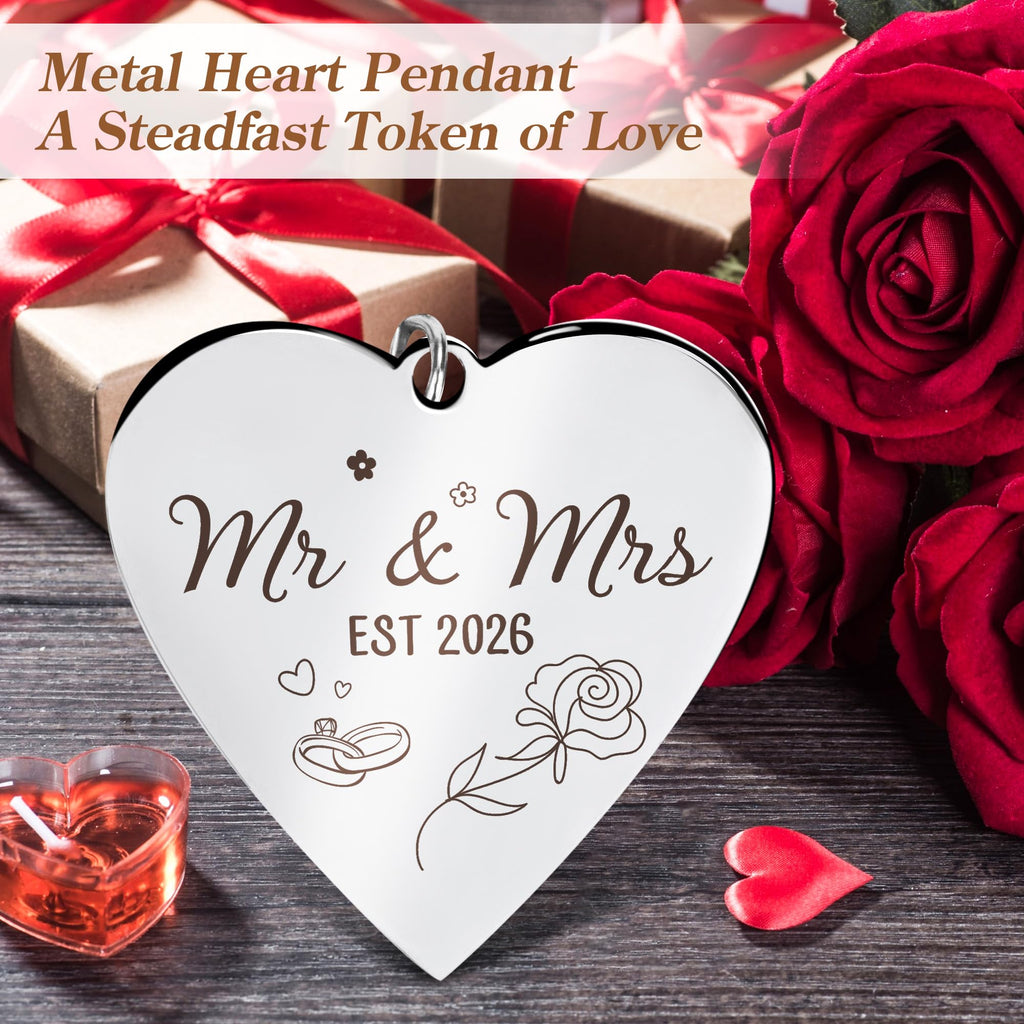 HELORAY Wedding Gifts for Couples Personalized Wedding Gifts for Newlyweds Gift Wedding Picture Frame Mr and Mrs Wedding Presents for Newlyweds Bridal Shower Gift for Bride