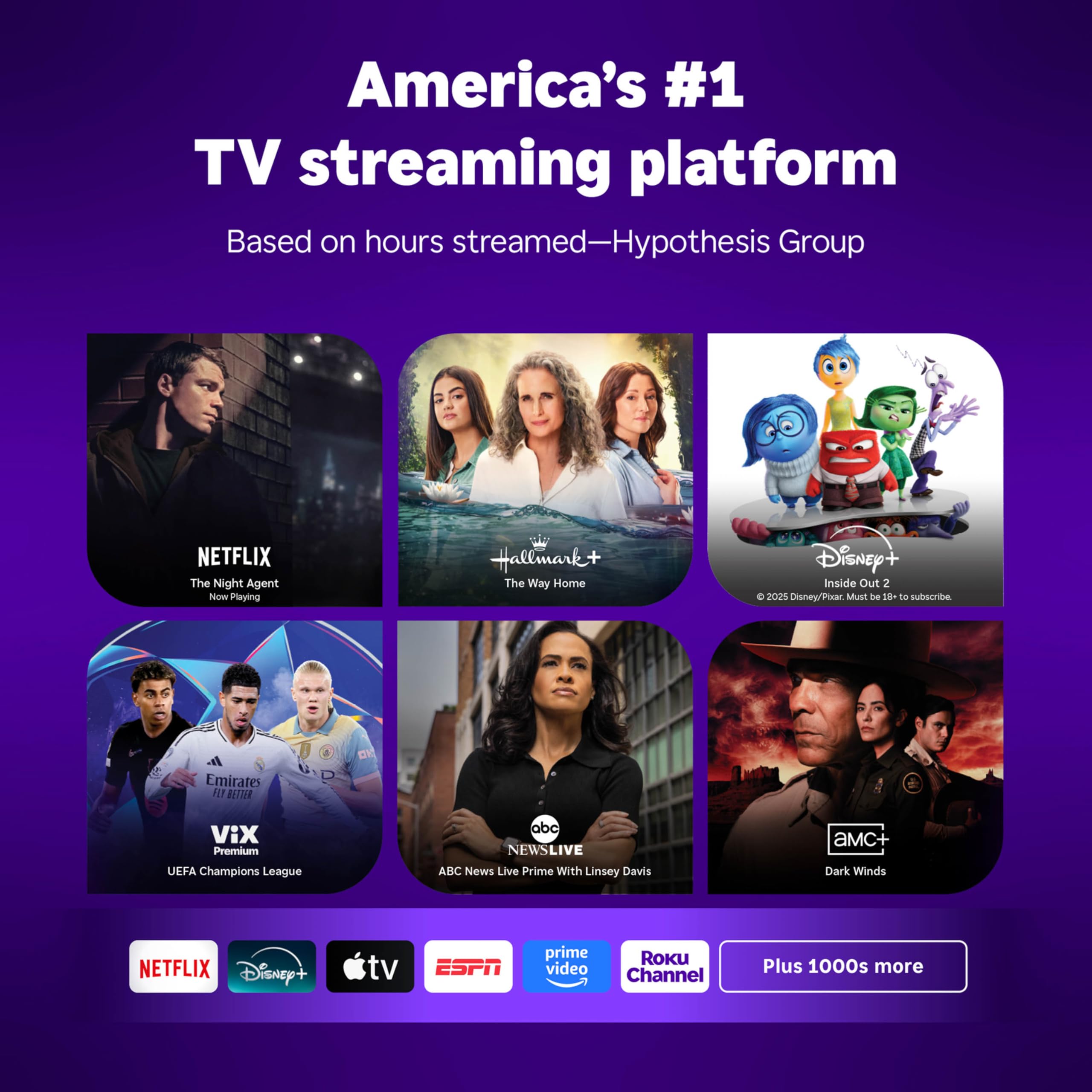 Roku Streaming Stick Plus - 4K & HDR Roku Streaming Device for TV with Voice Remote - Free & Live TV