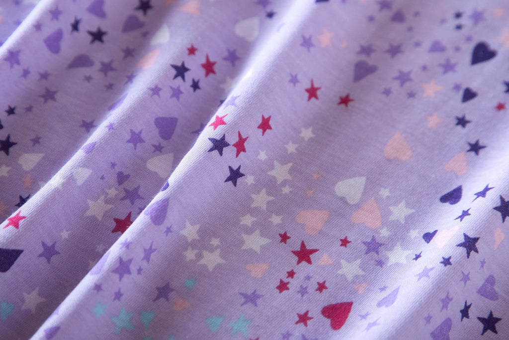 Inadays 3 Pack Women's Cotton Nightgown Sleepwear Short Sleeves Nightshirt Fun Print Sleepdress Loose Comfy Sleepshirts Cup+Purple+Dragonfly-XL