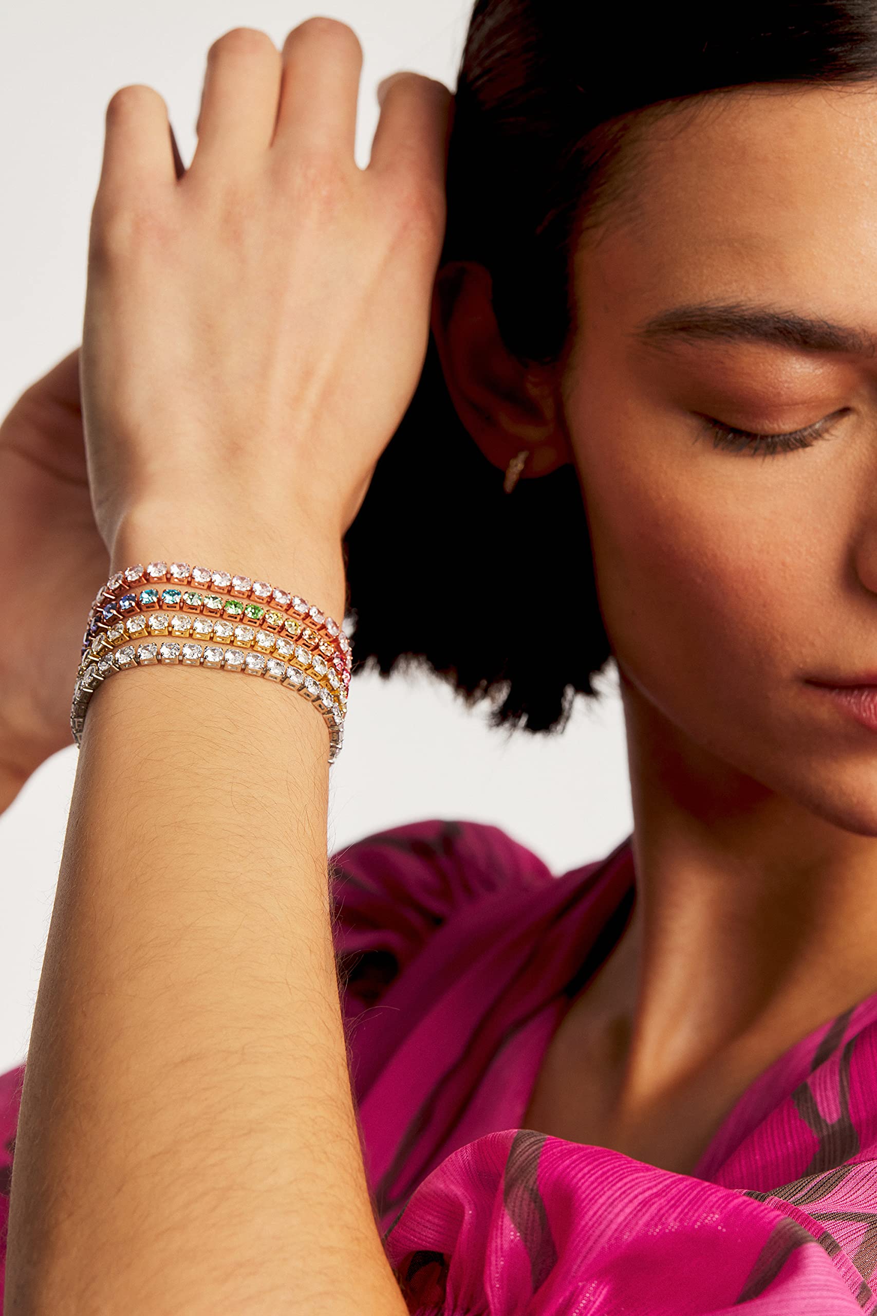 Ted Baker London Melrah Icon Crystal Slider Adjustable Tennis Bracelet for Women