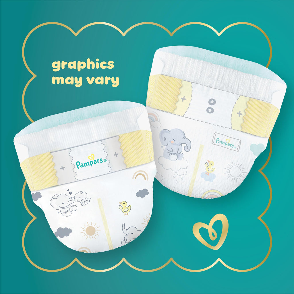 Pampers Swaddlers Diapers, Size 3 (13-26 lbs), 168 Count, Absorbent, Keeps Baby Dry and Comfortable, Skin Safe Disposable Baby Diaper