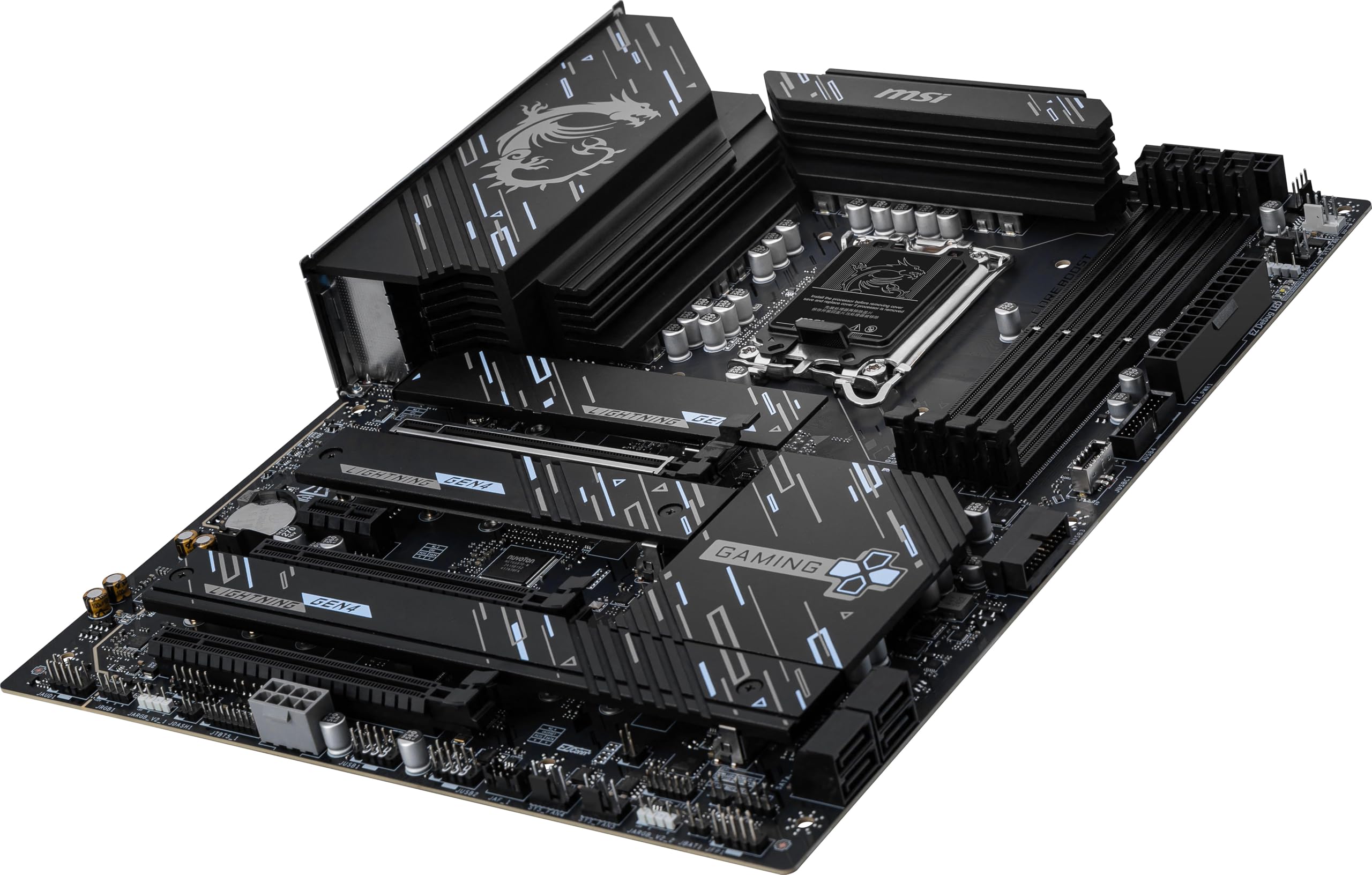 MSI Z890 Gaming Plus WiFi Gaming Motherboard (Supports Core Ultra Series 2 Intel Processors, LGA 1851, DDR5, PCIe 5.0, M.2, SATA, 5Gbps LAN, USB Type-C, Wi-Fi 7, Bluetooth 5.4, Thunderbolt 4, ATX)